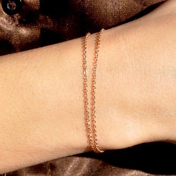 H1d5ecefbf58746e898741a1fc616530ew.webp 316L Stainless Steel Chain Cute Minimalist Bracelet Multi Layer Simple Thin