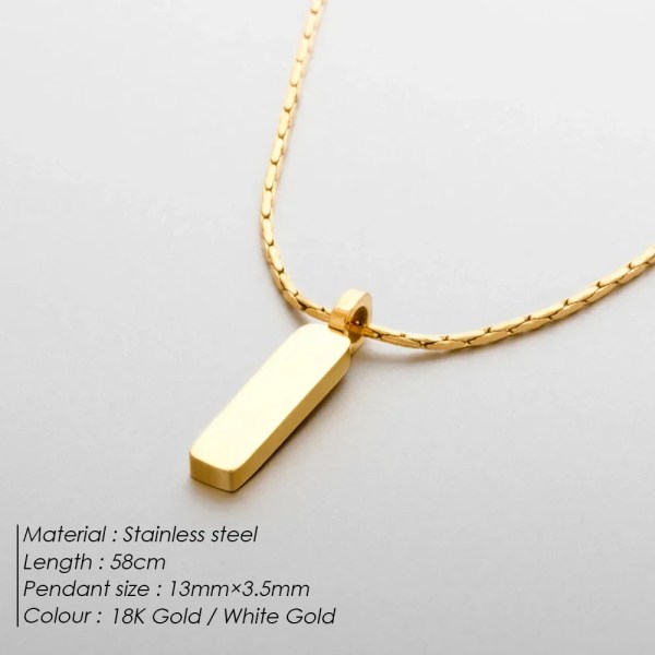 H3d3be97912a04c13afca8210e7dc6b71W.webp Fashion Trend Men's Stainless Steel Bone Chain Simple Necklace