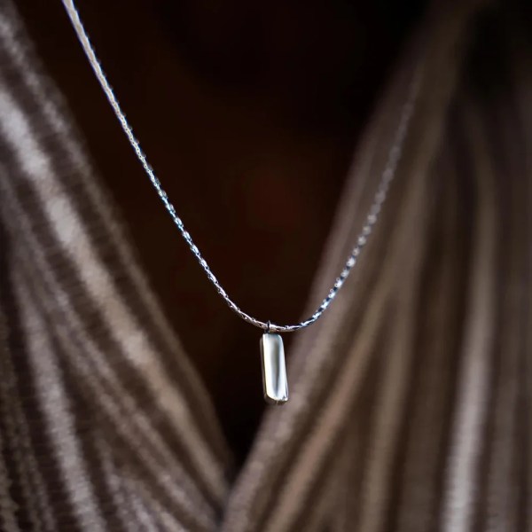 H456921c2b37c480aaa6907dcb1e70ffeZ.webp Fashion Trend Men's Stainless Steel Bone Chain Simple Necklace