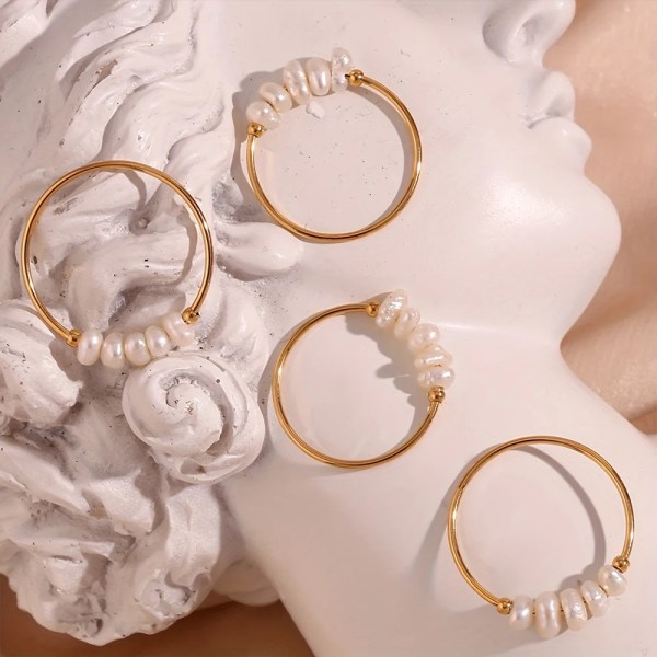 H5cd3bea15bd643fc90840f4c6f8e96235.webp Fashion Freshwater Pearls High Quality Stainless Steel Gold-Plated Round Rings