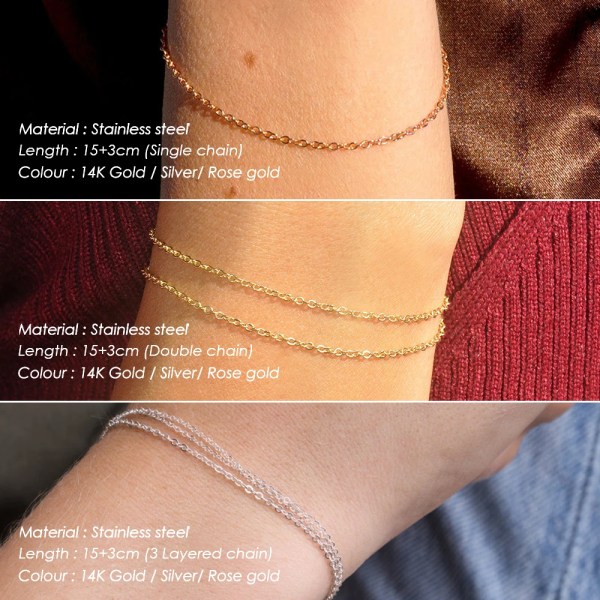 H7d451098e6f7413894378951bf911dc6K.webp 316L Stainless Steel Chain Cute Minimalist Bracelet Multi Layer Simple Thin