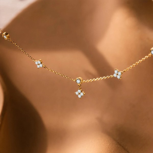 H91ab78ca0f714f369b35d94854a351ffo-1.webp Elegant Delicate Zircon Four-leaf Clover Flower Sparkling Party Jewelry Gift Casual Necklace