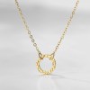 Ha6392be9921b4be7b6e0838d694f1ea0b.webp Hollow Circle Trendy Dainty Stainless Steel Charms Pendant Necklace