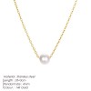 Hc320ce25fc964753bd7b24b3c75812dff.webp Minimalist Gold Pearl Stainless Steel Chain Necklace for Women