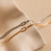 il_1588xN.8285049072_ofke Stainless Steel Gold Plated Couple Bracelet Classic Round Snake Chain Knotted Simple