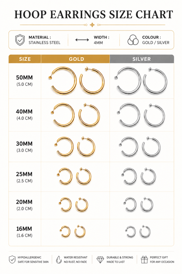 7a6e85d2-8f14-49bf-801d-87a32d4cc55b Stainless Steel C Huggie Hoop Earrings Round 18K Gold Plated Earring Women Jewelry Wholesale