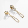 H165b334b297f41899ac06cf1fc0450dfa.webp Korean Fashion Zircon Drop Earrings Women Party Accessories
