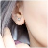H18b1cc531540487cba34b4d73f3a337fi.webp Trendy Stainless Steel Ball Shape Simulated Pearl Stud Earrings for Women-Party Occasion