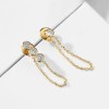 H1b280cd7f47f4bdca9cabd62ab8030a83.webp Korean Fashion Zircon Drop Earrings Women Party Accessories