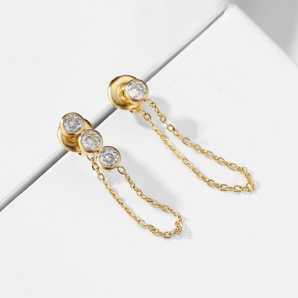 H1b280cd7f47f4bdca9cabd62ab8030a83.webp Korean Fashion Zircon Drop Earrings Women Party Accessories