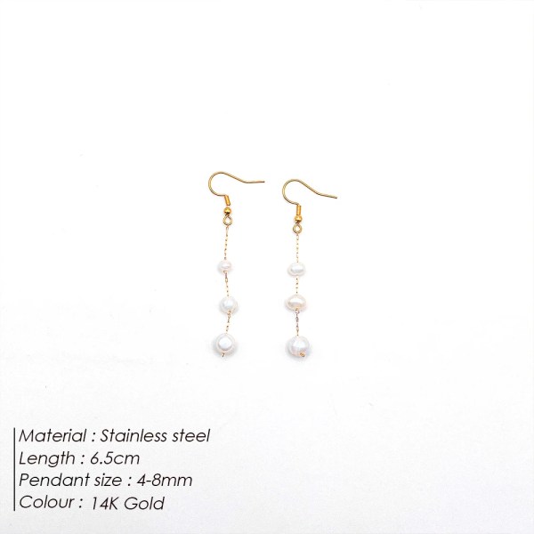 H49ac358860dd4e91975d9cf348bdb039M.webp Trendy Fine Natural Freshwater Pearl Hoop Earrings 14K Gold-Plated Stainless Steel