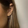 H5340ec2c63bd41469eb879fec0399dd6u.webp New Gold Thick Oval Hoop Earring for Womens U Shaped Huggie Hoops Earrings