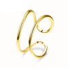 H5cbbc1cc0118439dbe8434b90b3ac6c08-1.webp INS Hot Double Layer 14K Gold Plated Stainless Steel Women's Trendy Resizable Ring