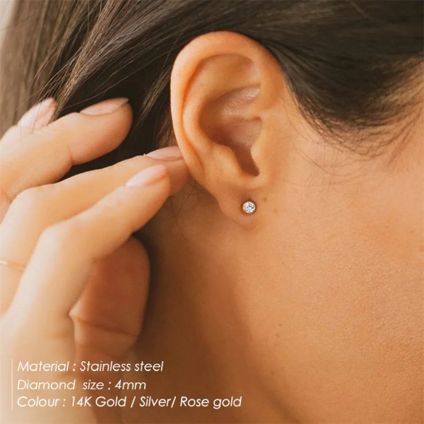 H636fb9dacba542989e6800a7ffba0c4bX.webp Birthstone Ear Stud Piercing Gold Color Push-Back Earrings Piercing Safe for Women Girls Gift