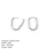 H7c9c59c9a2c643169ebd989027f07b924.webp New Gold Thick Oval Hoop Earring for Womens U Shaped Huggie Hoops Earrings