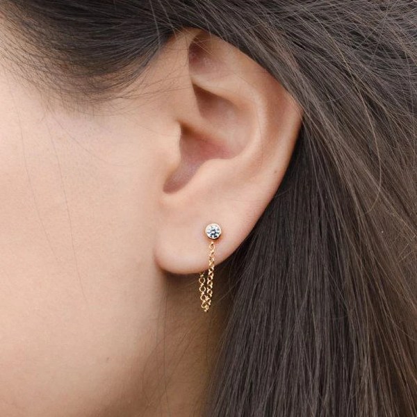 H998af8c30cd84f57a6f2f37c82e62c3fd.webp Korean Fashion Zircon Drop Earrings Women Party Accessories
