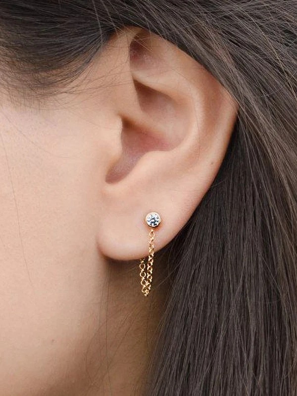H998af8c30cd84f57a6f2f37c82e62c3fd.webp Korean Fashion Zircon Drop Earrings Women Party Accessories Factory