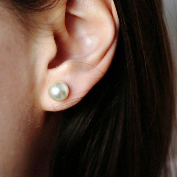 H9c8ec3eefa75424c9fa8e5731013b611j.webp Trendy Stainless Steel Ball Shape Simulated Pearl Stud Earrings for Women-Party Occasion