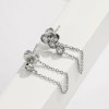 Ha029646975dd453180cf24e2de919d42T.webp Korean Fashion Zircon Drop Earrings Women Party Accessories