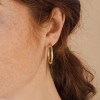 Haeb00ae767f048338c37527b87d54c10p.webp Trendy Party 316L Stainless Steel Hoop Earrings 18K Gold Plated for Men Women