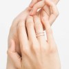 Hbf4561177ecf49b68b8351a739bbb6d6a-1.webp INS Hot Double Layer 14K Gold Plated Stainless Steel Women's Trendy Resizable Ring