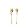 Heae2be0d629f467c907ae3878545333bo.webp Korean Fashion Zircon Drop Earrings Women Party Accessories