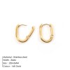 Hf66ce44eff9f489aa3df85cfe17e1fd9o.webp New Gold Thick Oval Hoop Earring for Womens U Shaped Huggie Hoops Earrings