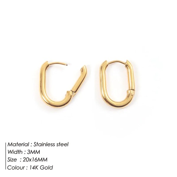 Hf66ce44eff9f489aa3df85cfe17e1fd9o.webp New Gold Thick Oval Hoop Earring for Womens U Shaped Huggie Hoops Earrings
