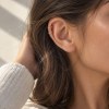 earrings_lifestyle_under_500kb Unisex Classic Stainless Steel 14K Gold Plated Luxury Clip-on Earrings for Party Occasions